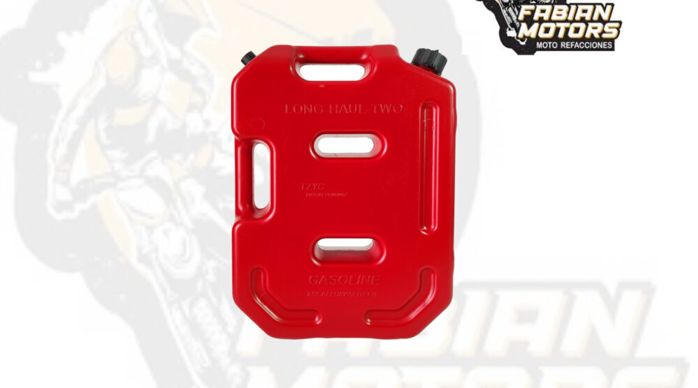 BIDON DE GASOLINA ROJO 10L CON BASE SUJETADORA (JUEGO)
