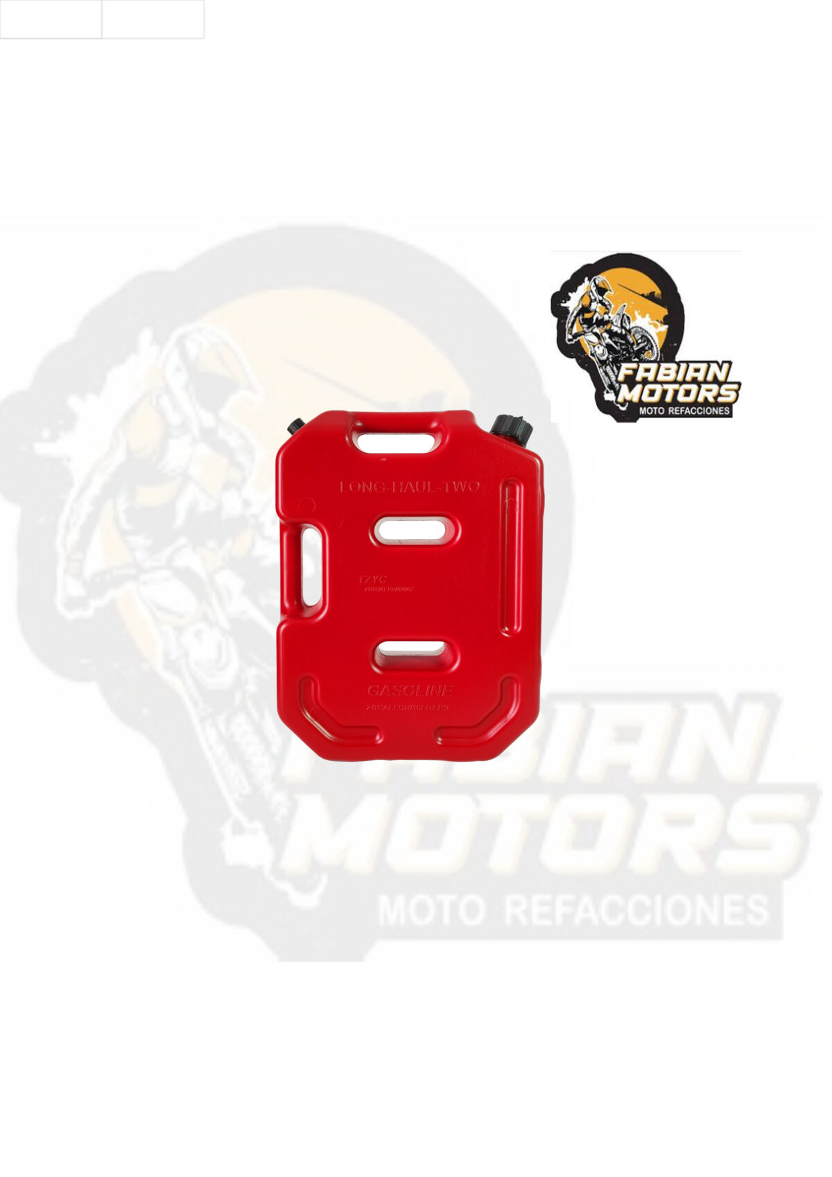 BIDON DE GASOLINA ROJO 10L CON BASE SUJETADORA (JUEGO)