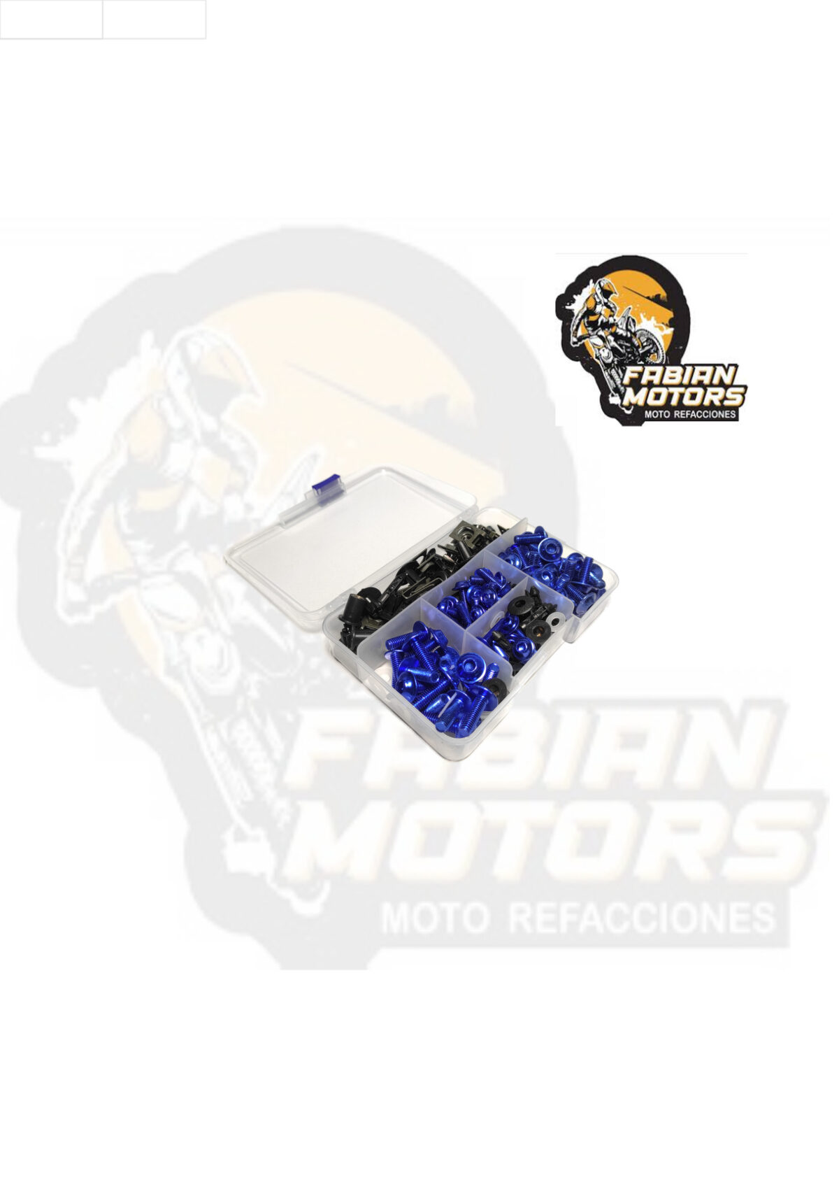 TORNILLOS UNIVERSALES AZULES (JUEGO)