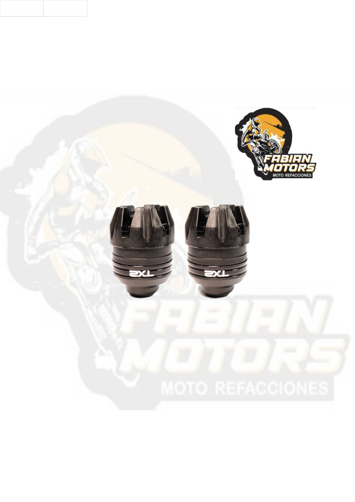 DESLIZADOR LATERAL EJE UNIVERSAL TECHX2 (SLIDER) NEGRO (JUEGO)
