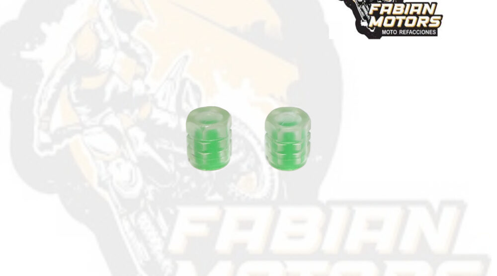 TAPON VALVULA UNIVERSAL VERDE FLUORESCENTE (PAR)