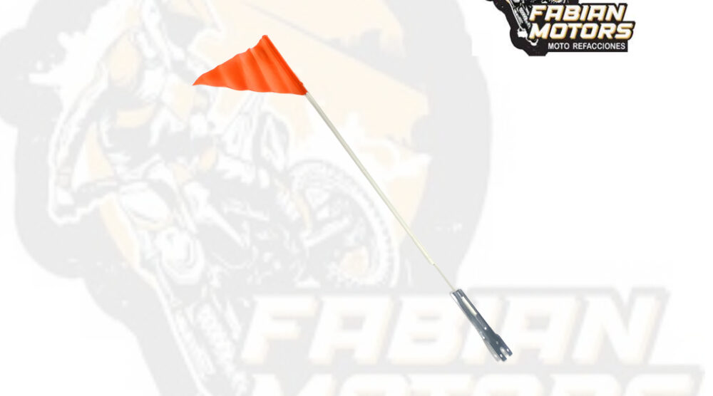 BANDERIN FLEXIBLE 1.5M NARANJA (VENTA MINIMA 10 PIEZAS )