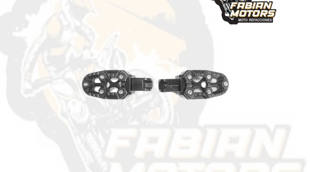 142-000922 POSAPIE ALUMINIO UNIVERSAL NEGROS (JUEGO)