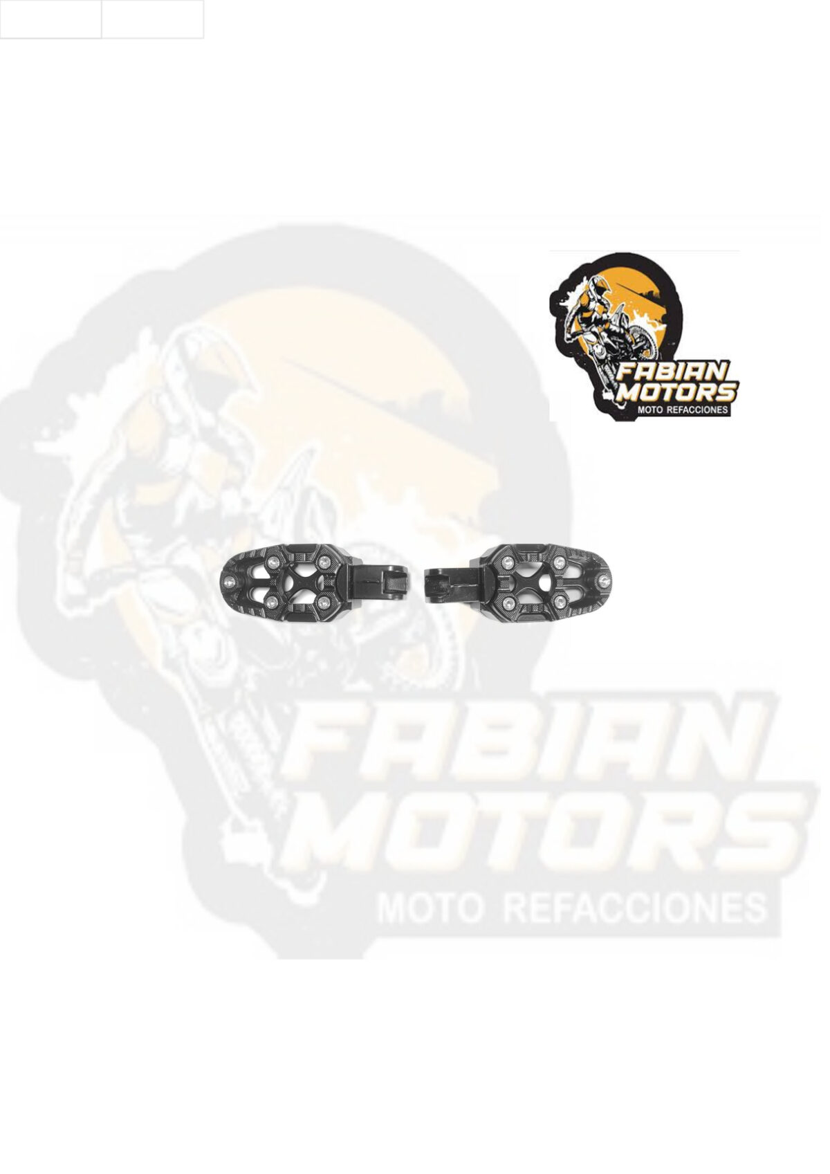 POSAPIE ALUMINIO UNIVERSAL NEGROS (JUEGO)