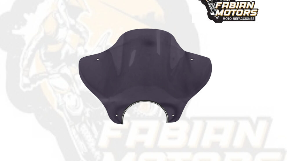PARABRISAS UNIVERSAL NEGRO OM-WNSLD-703 PARA TIPO CRUISERS (JUEGO)