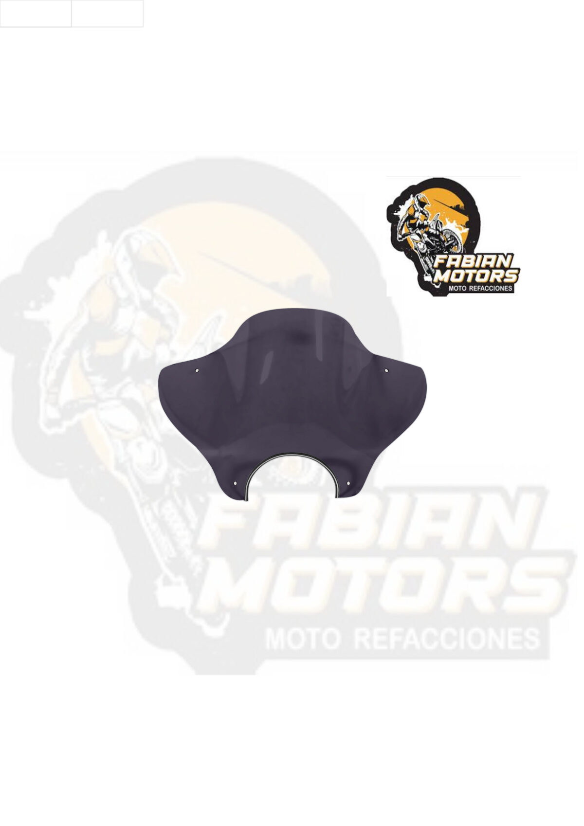 PARABRISAS UNIVERSAL NEGRO OM-WNSLD-703 PARA TIPO CRUISERS (JUEGO)