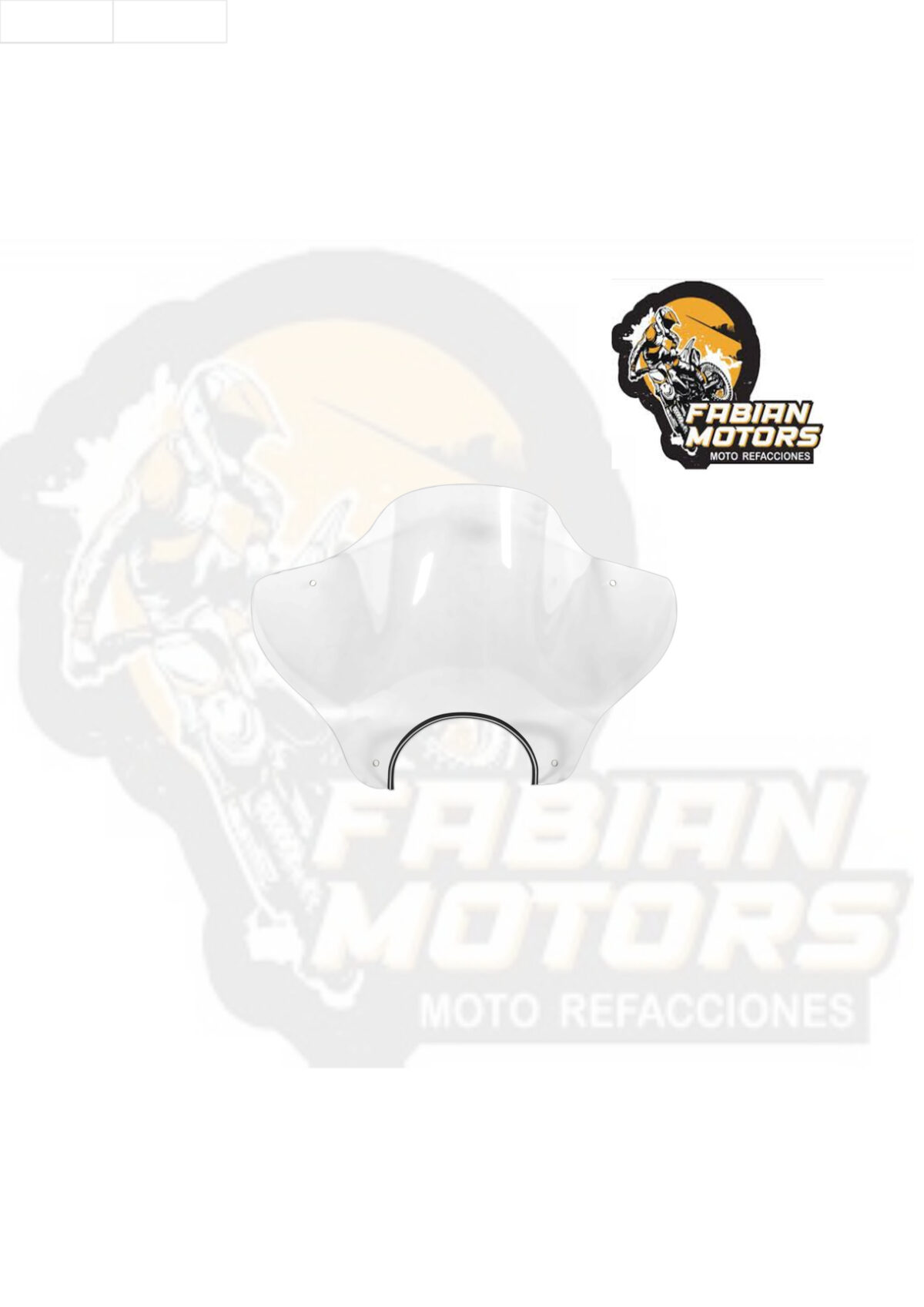 PARABRISAS UNIVERSAL TRANSPARENTE OM-WNSLD-703 PARA TIPO CRUISERS (JUEGO)