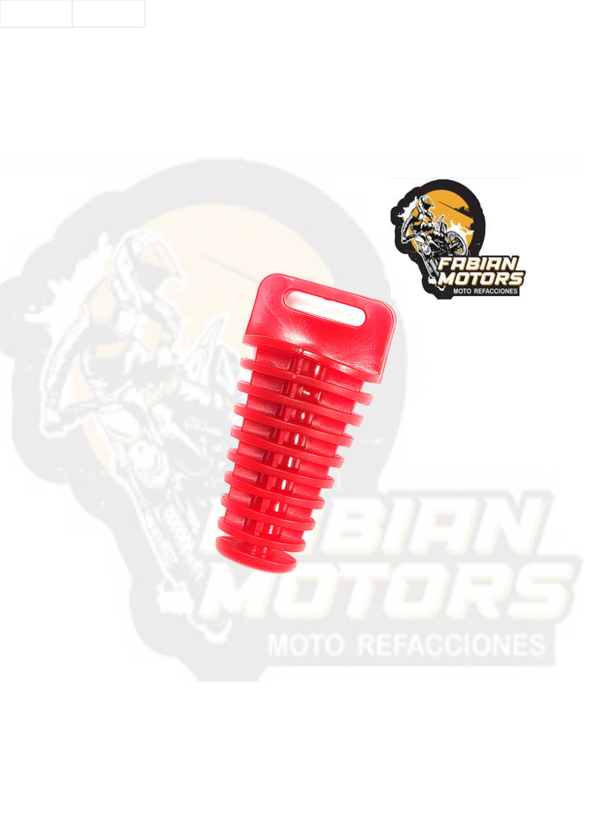 TAPON DE ESCAPE ROJO