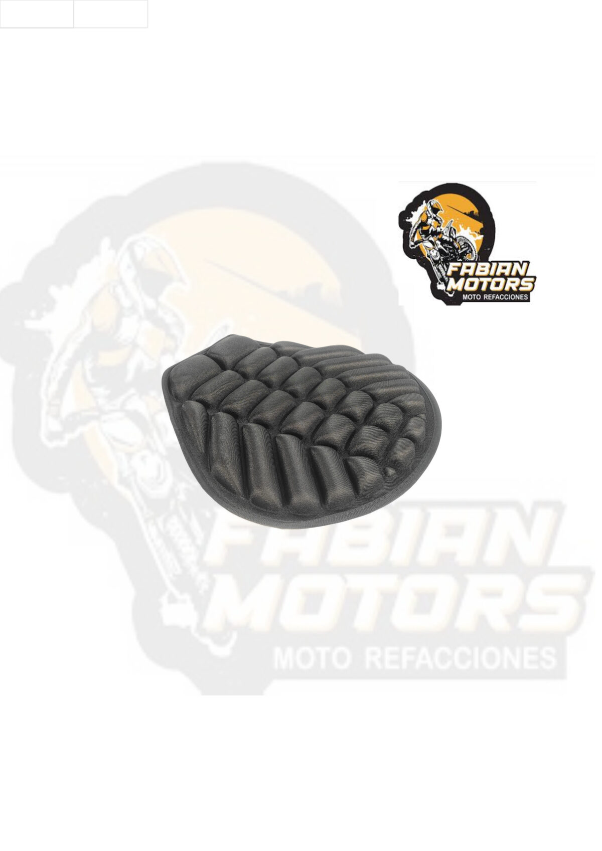 COJIN ASIENTO NEGRO P/ MOTOS UNIVERSAL 37.5X36CM