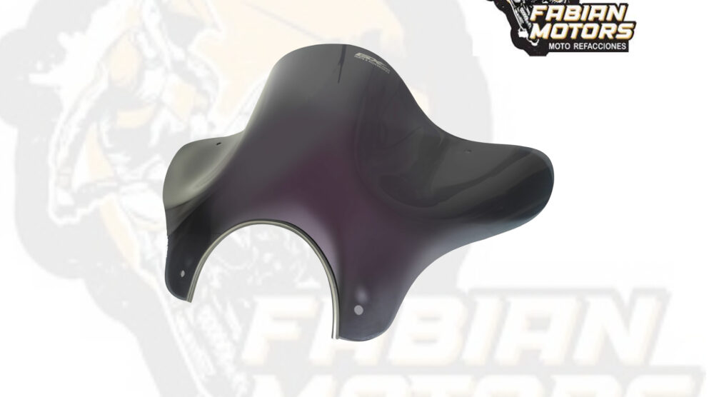 PARABRISAS UNIVERSAL HUMO CLARO OM-WNSLD-703 PARA TIPO CRUISERS (JUEGO)