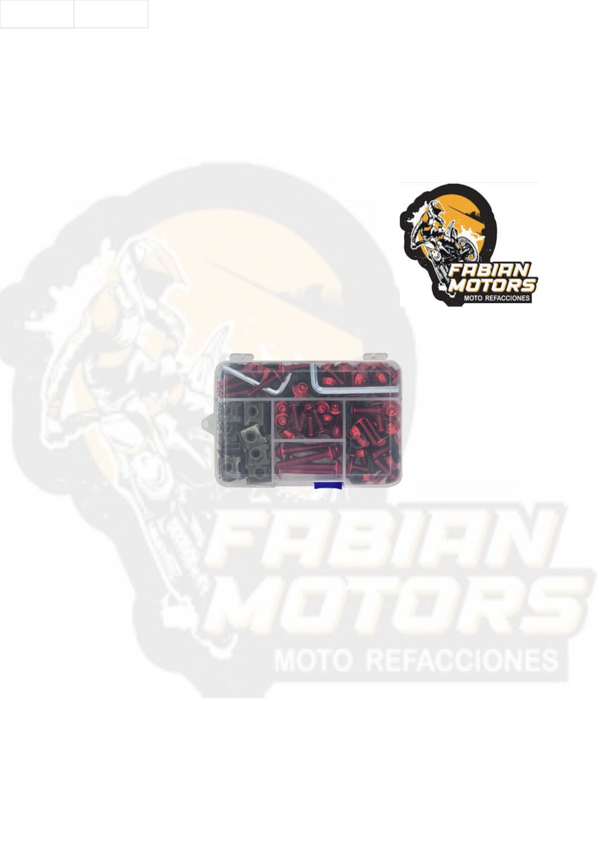 TORNILLOS UNIVERSALES ROJOS (JUEGO) (196 PIEZAS)