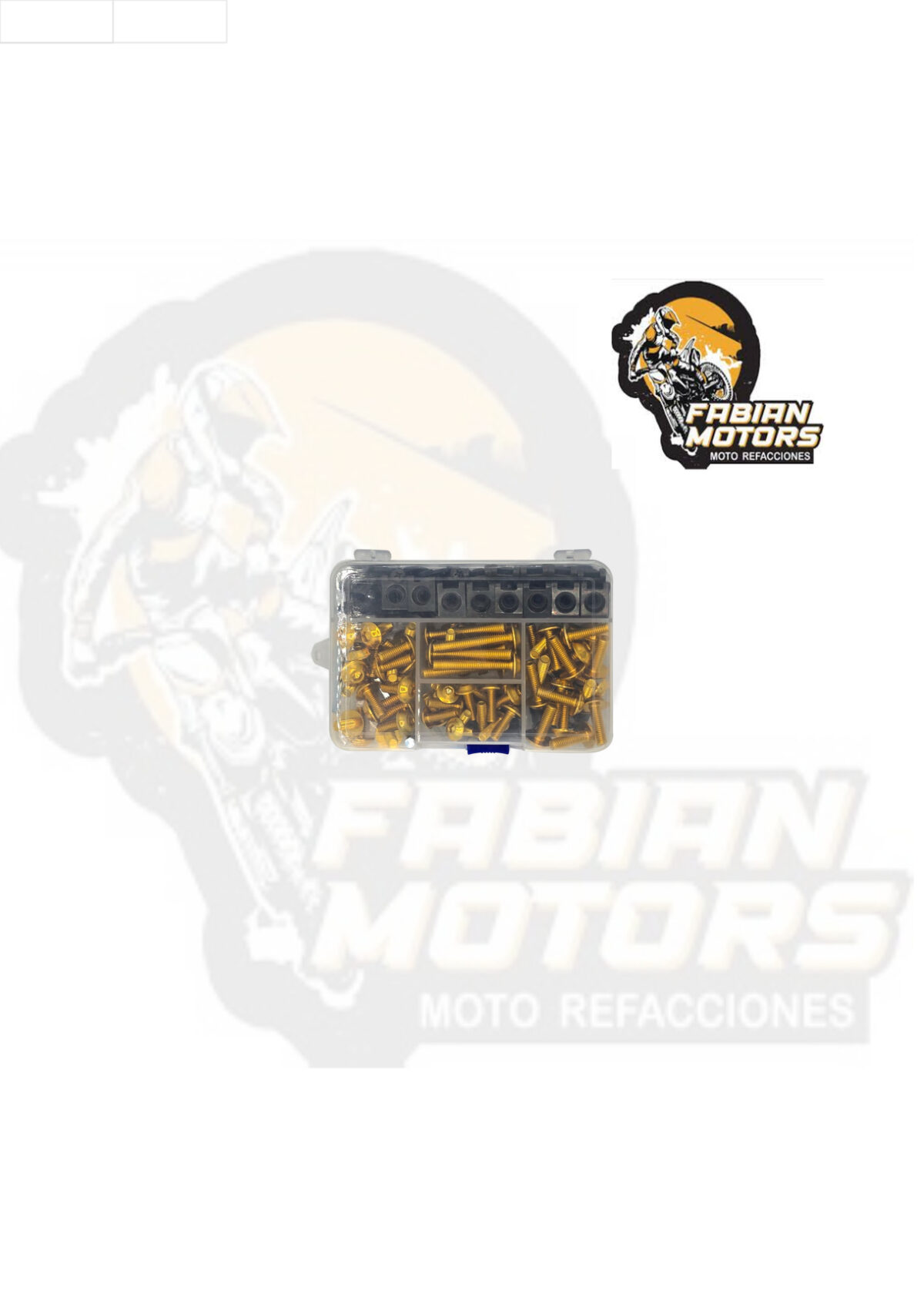TORNILLOS UNIVERSALES DORADO (JUEGO) (196 PIEZAS)