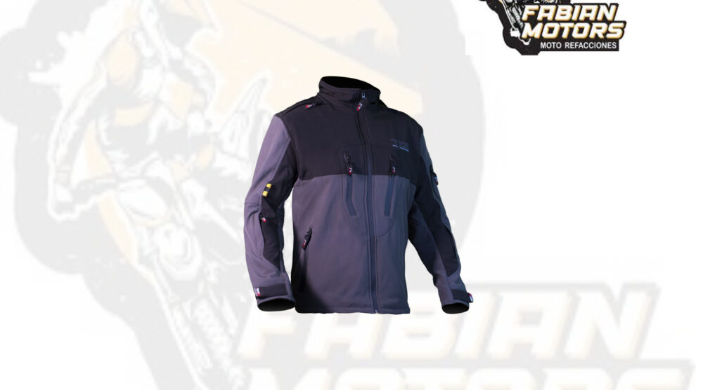 CHAMARRA PARA MOTOCICLISTA TECHX2 SP-1326 NEGRA/GRIS TALLA: G (DE 1 A 4 PIEZAS)