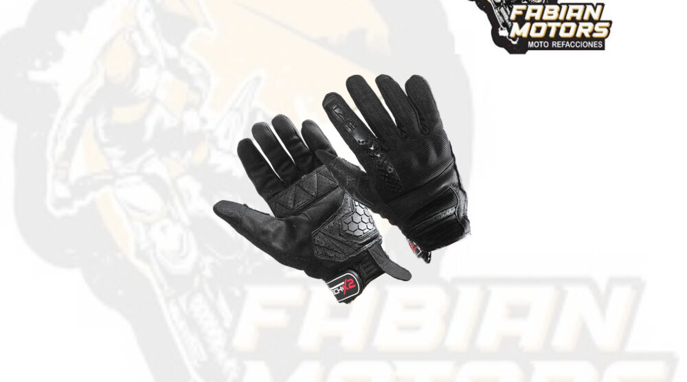 142-070075 GUANTE PARA MOTOCICLISTA TECHX2 SP-1477 NEGRO TALLA: 2 EG (DE 1 A 4 PARES)