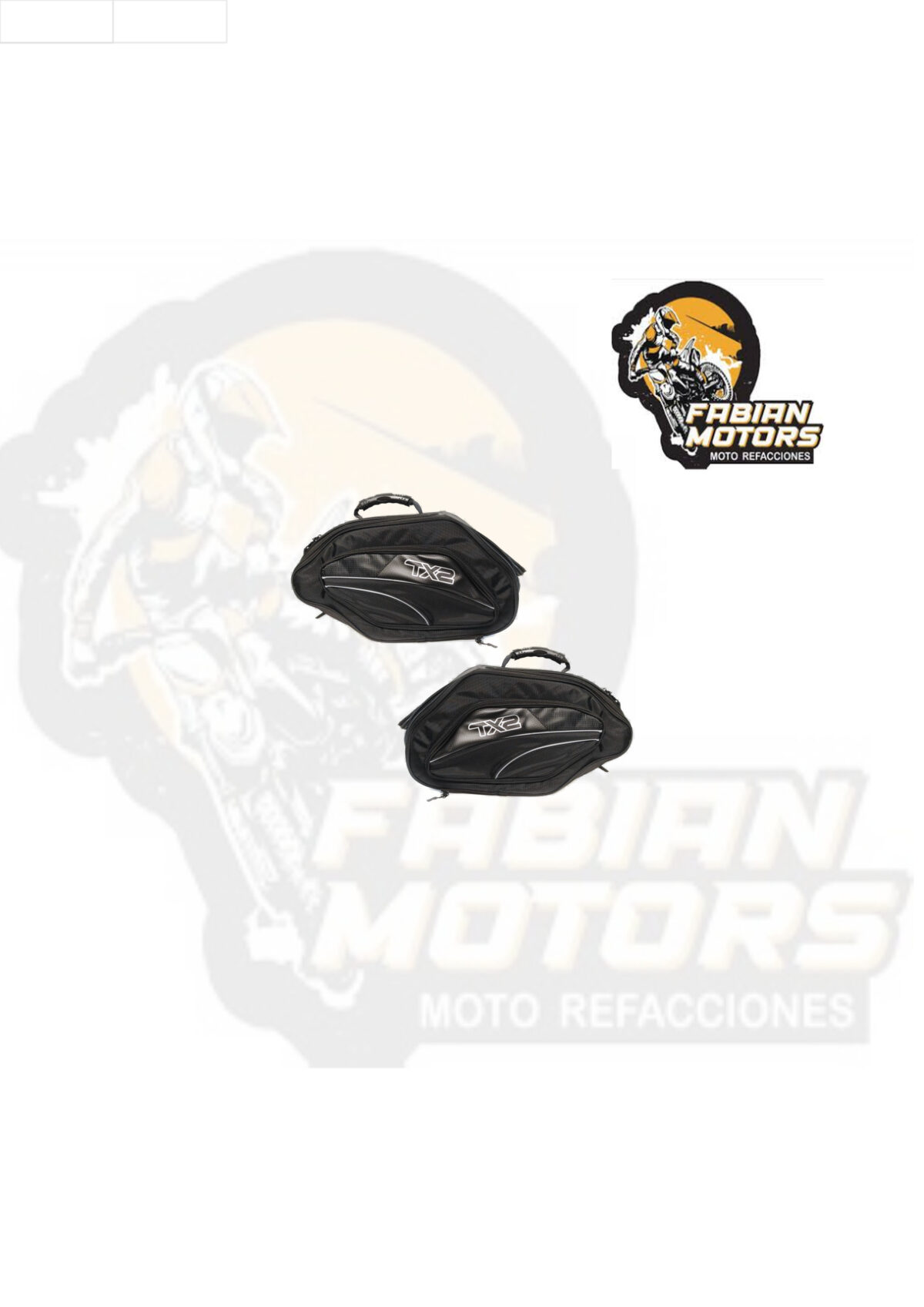 MALETAS LATERALES NEGRAS IMPERMEABLES TECHX2 34L JS03 (PAR)