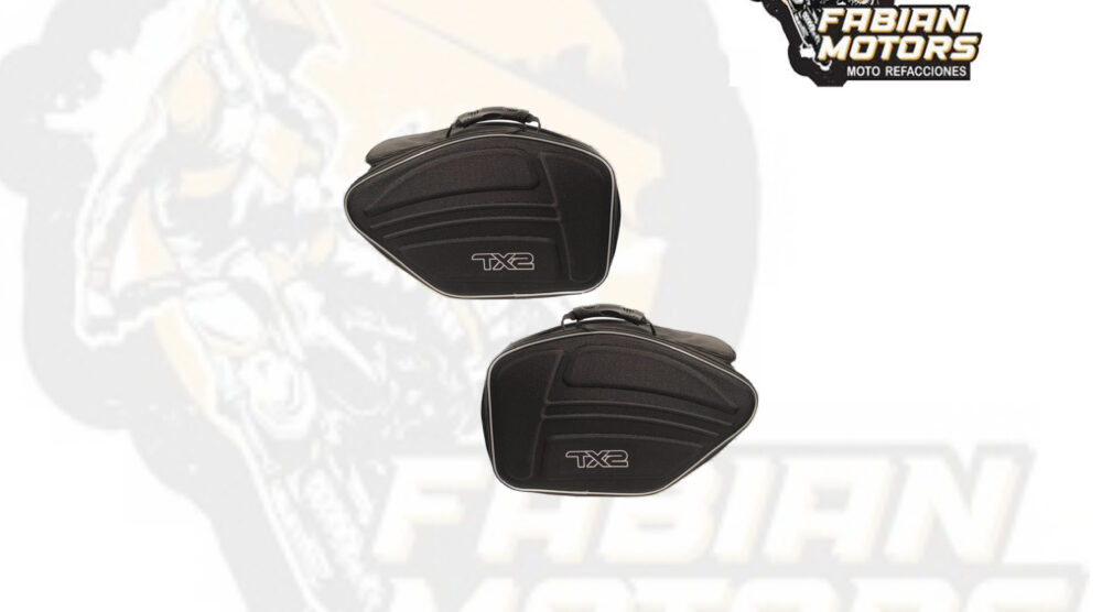 MALETAS LATERALES NEGRAS IMPERMEABLES TECHX2 40L JS21 (PAR)