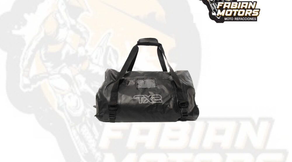 MALETA IMPERMEABLE TECHX2 MOD. DR42 NEGRA 60L (VALVULA DE VENTILACION)