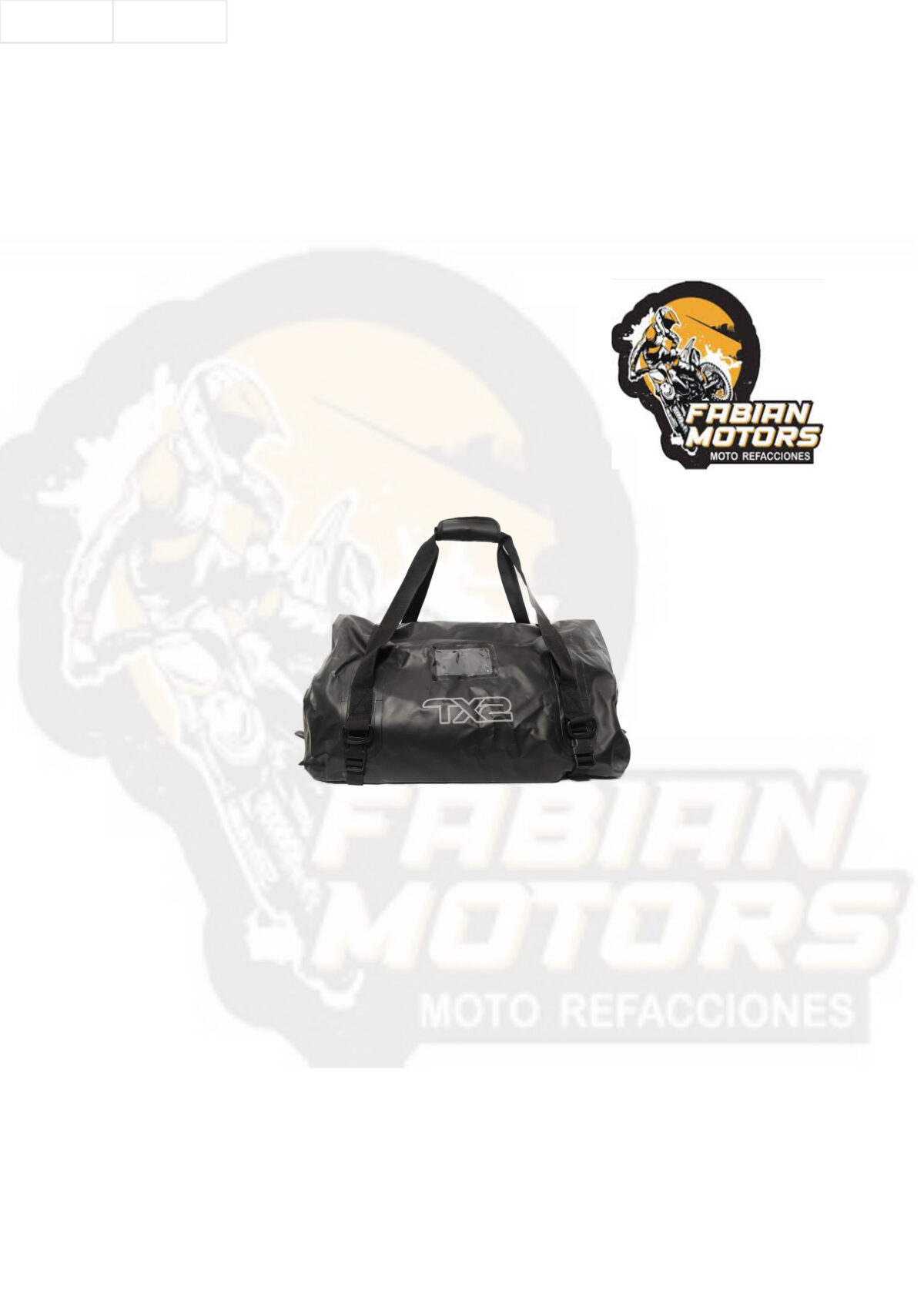 MALETA IMPERMEABLE TECHX2 MOD. DR42 NEGRA 60L (VALVULA DE VENTILACION)