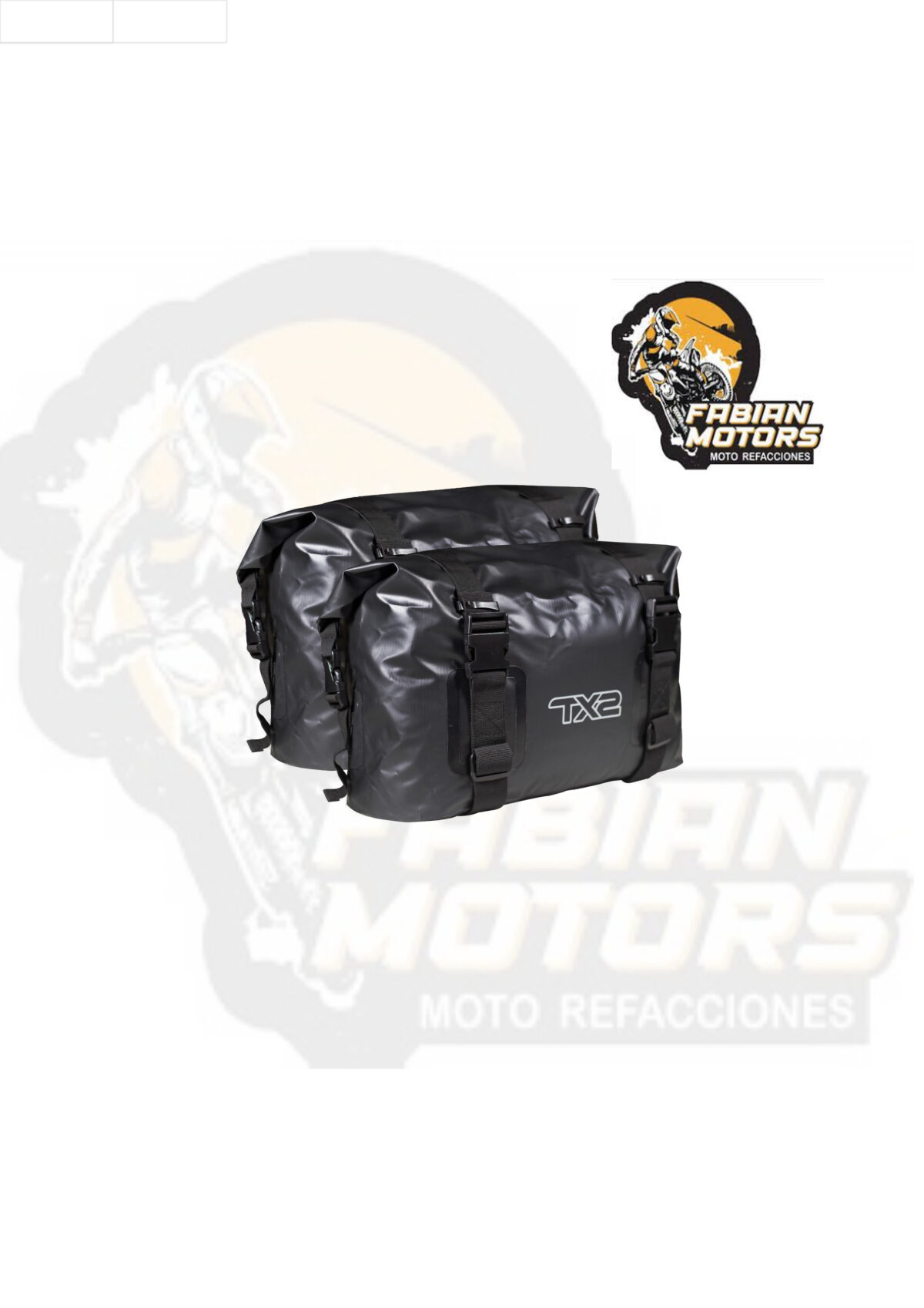 MALETA IMPERMEABLE TECHX2 DR08 NEGRA 25L