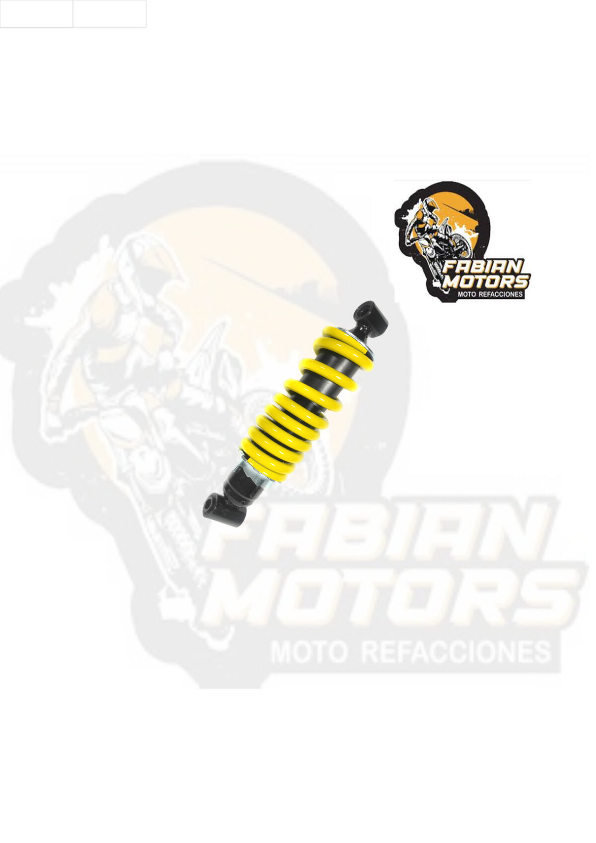 AMORTIGUADOR TRASERO AMARILLO P/ FZ-16 (PIEZA)