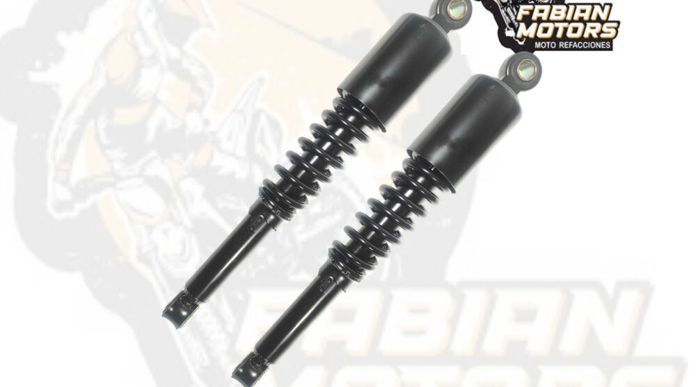 AMORTIGUADOR TRASERO P/ FT-150 GRAFITO, P/ DT-125 DELIVERY, P/ FT-125 DELIVERY, P/ FT-125 CLASICA, P/ FT-150TS (PAR)