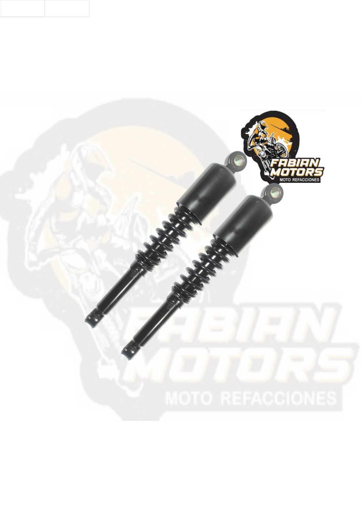 AMORTIGUADOR TRASERO P/ FT-150 GRAFITO, P/ DT-125 DELIVERY, P/ FT-125 DELIVERY, P/ FT-125 CLASICA, P/ FT-150TS (PAR)