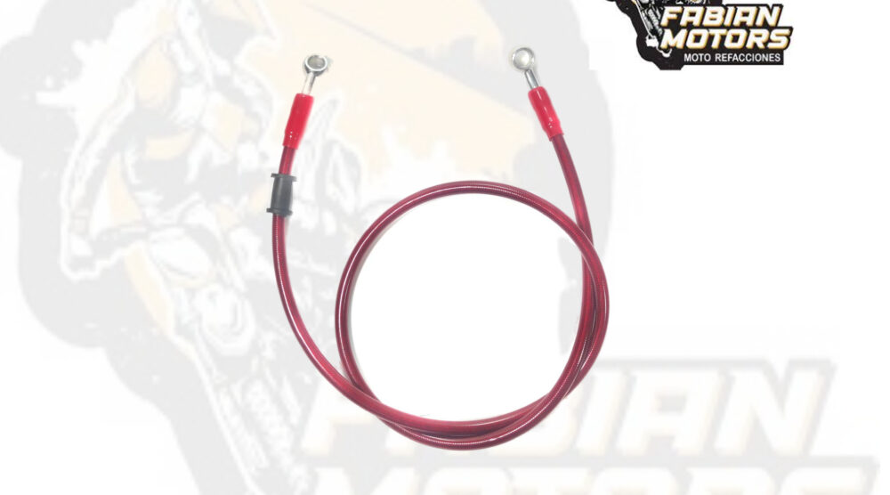 MANGUERA FRENO UNIVERSAL 1M ROJA