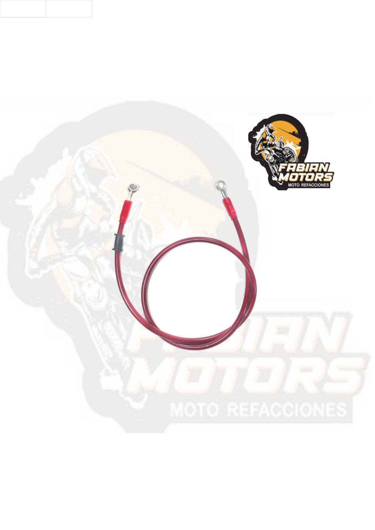MANGUERA FRENO UNIVERSAL 1M ROJA