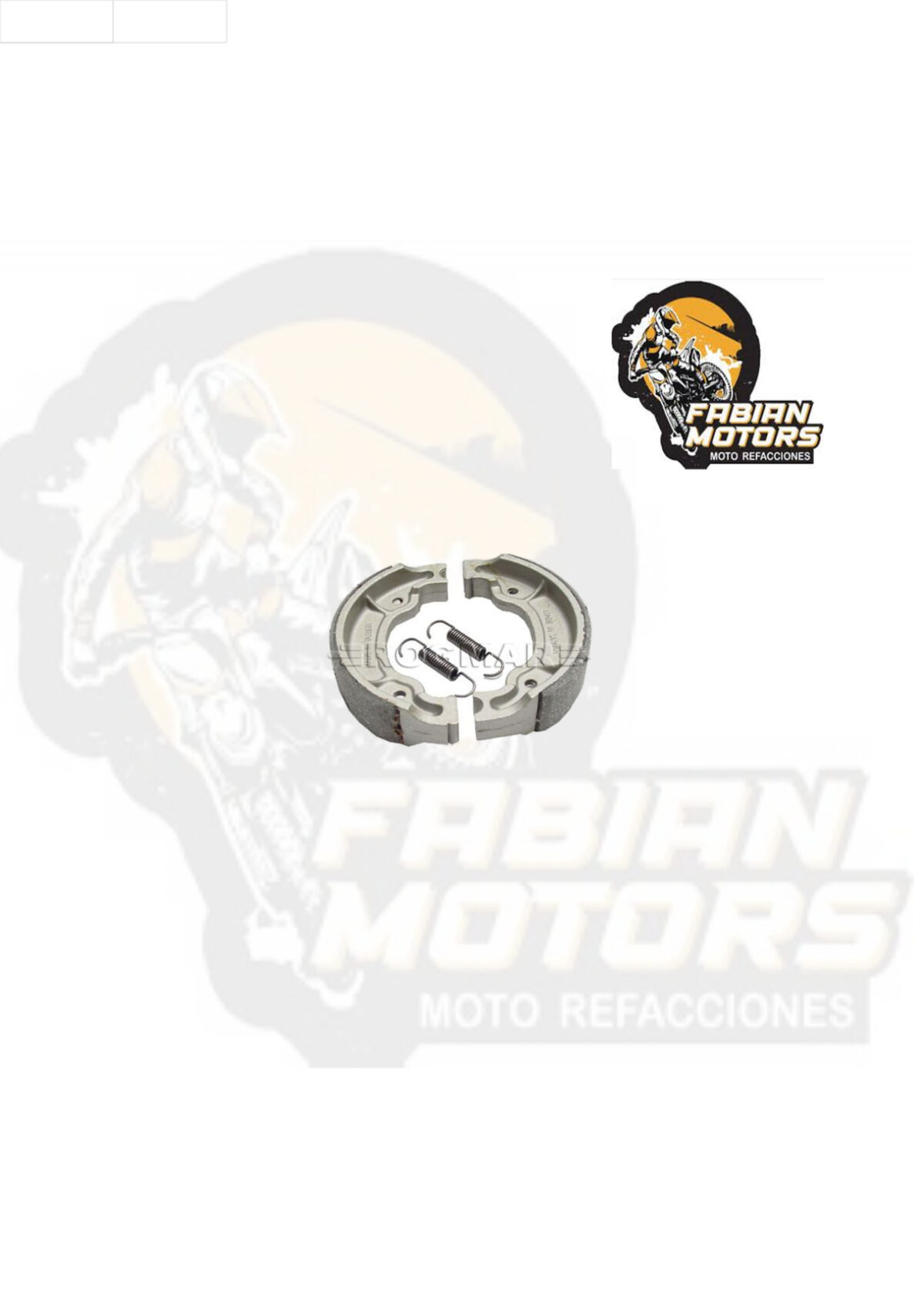 BALATAS ISK TRASERA C/RESORTES P/ BWS-100 (JUEGO) TWN
