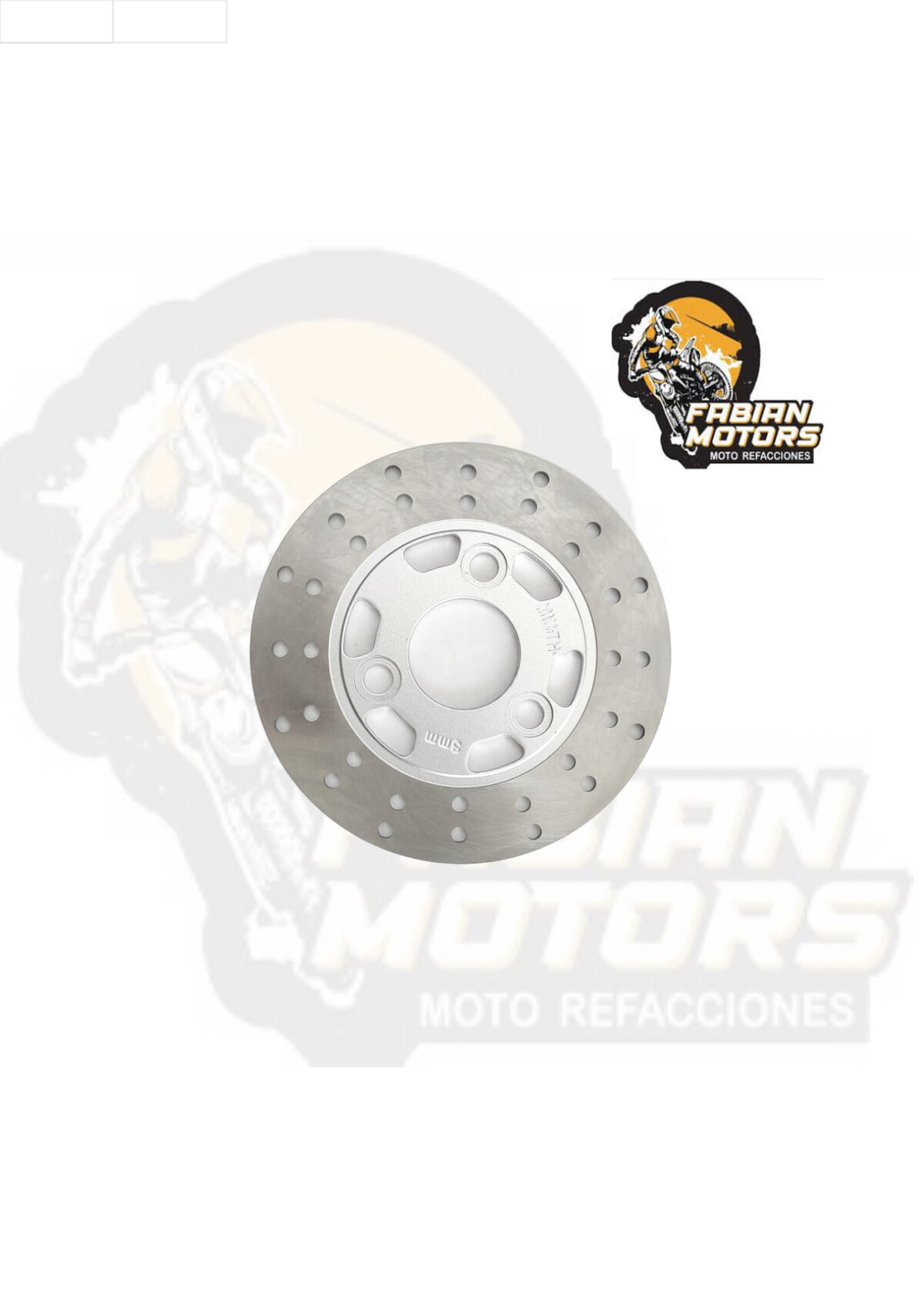 DISCO FRENO DELANTERO P/ BWS-100 TWN (PLATA)