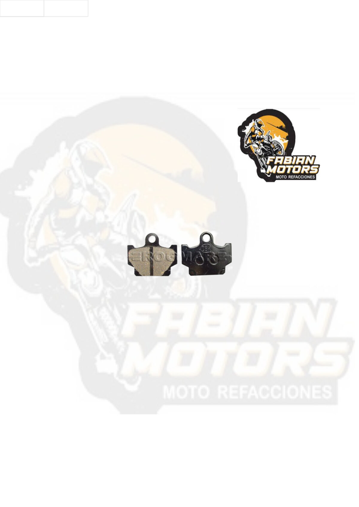 BALATAS ISK FRENO DISCO DELANTERAS P/ RXZ-135  (JUEGO) TWN