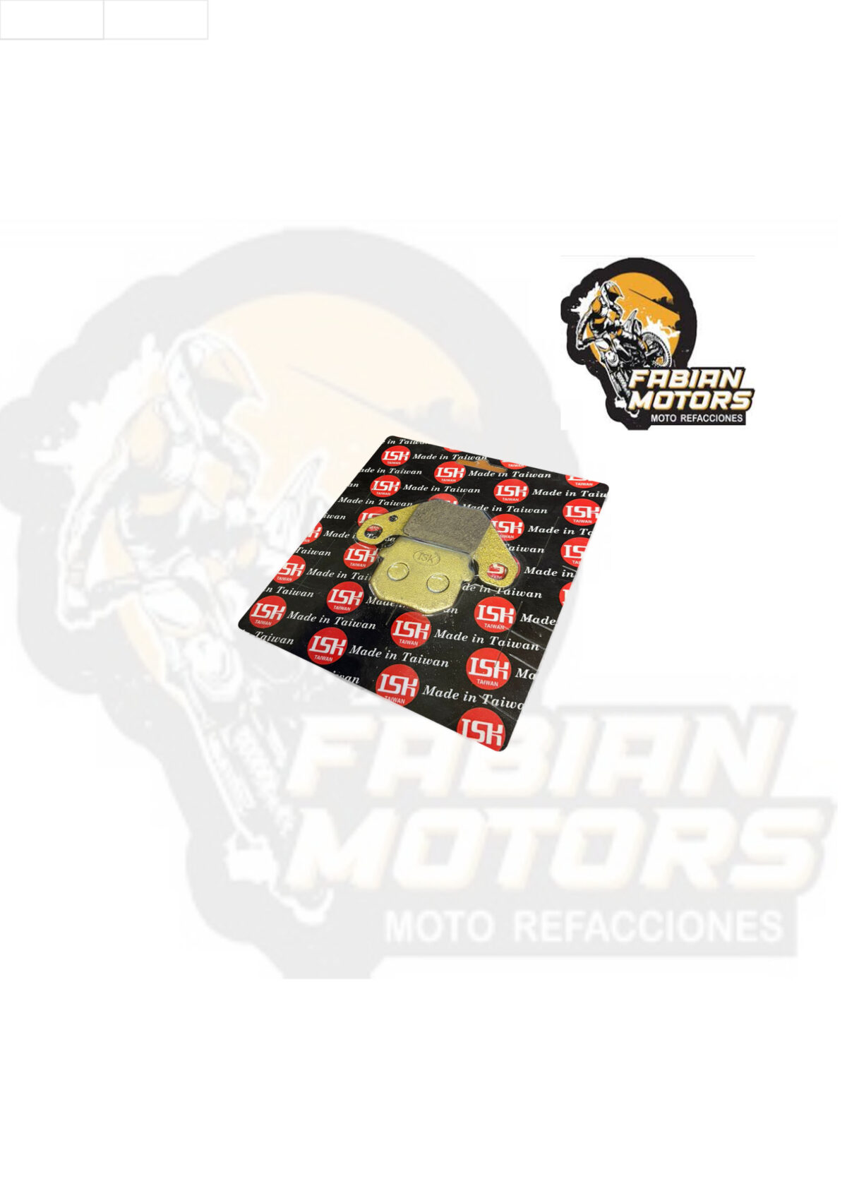 BALATAS ISK FRENO DISCO DELANTERAS P/ ZIP-50 (JUEGO) TWN