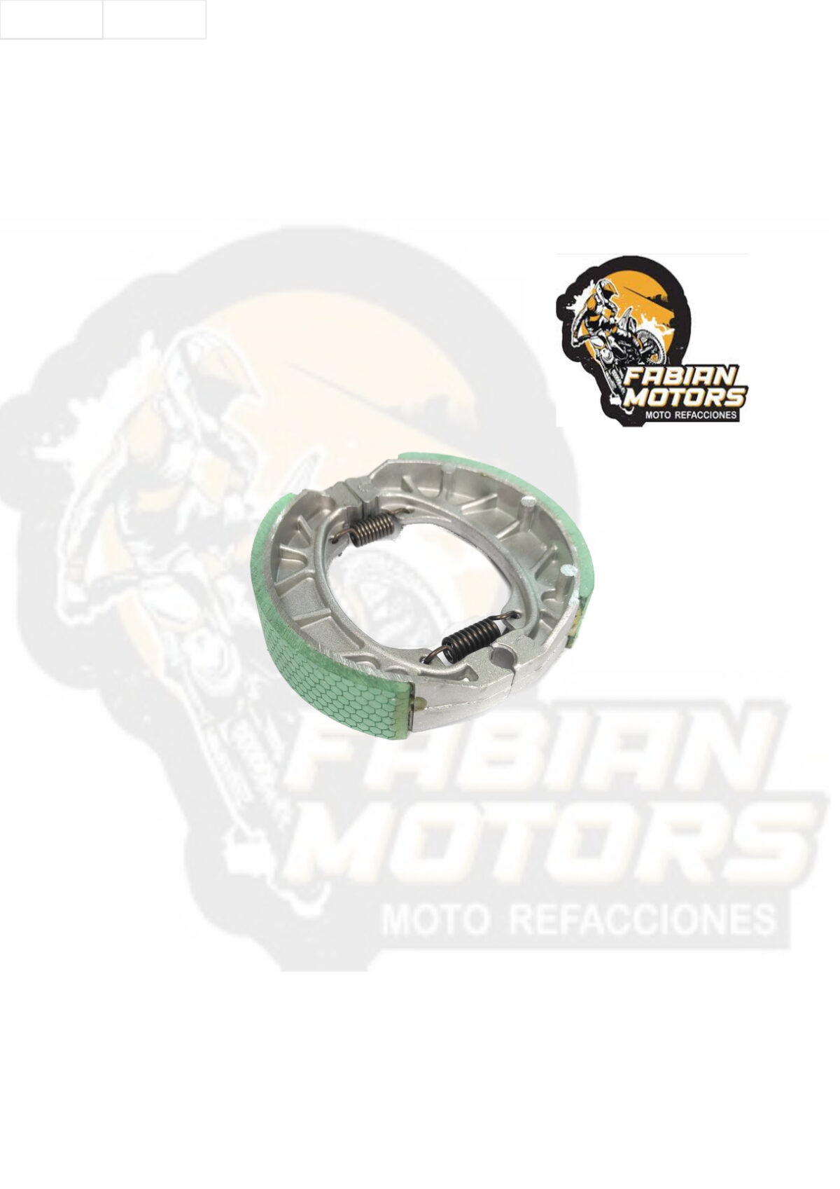 BALATAS TRASERA C/ RESORTES P/ AT-110 VERDE (JUEGO)