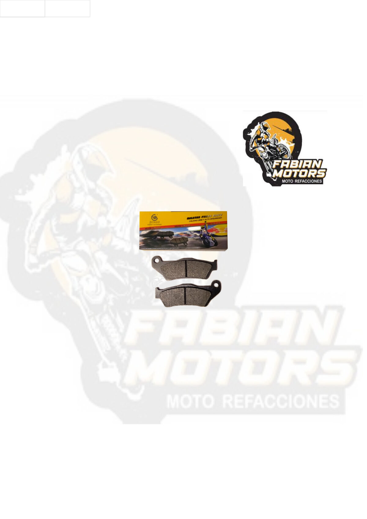 BALATAS SUNGO FRENO DISCO P/ NXR-150 BROS, P/ FZ-16 (JUEGO)