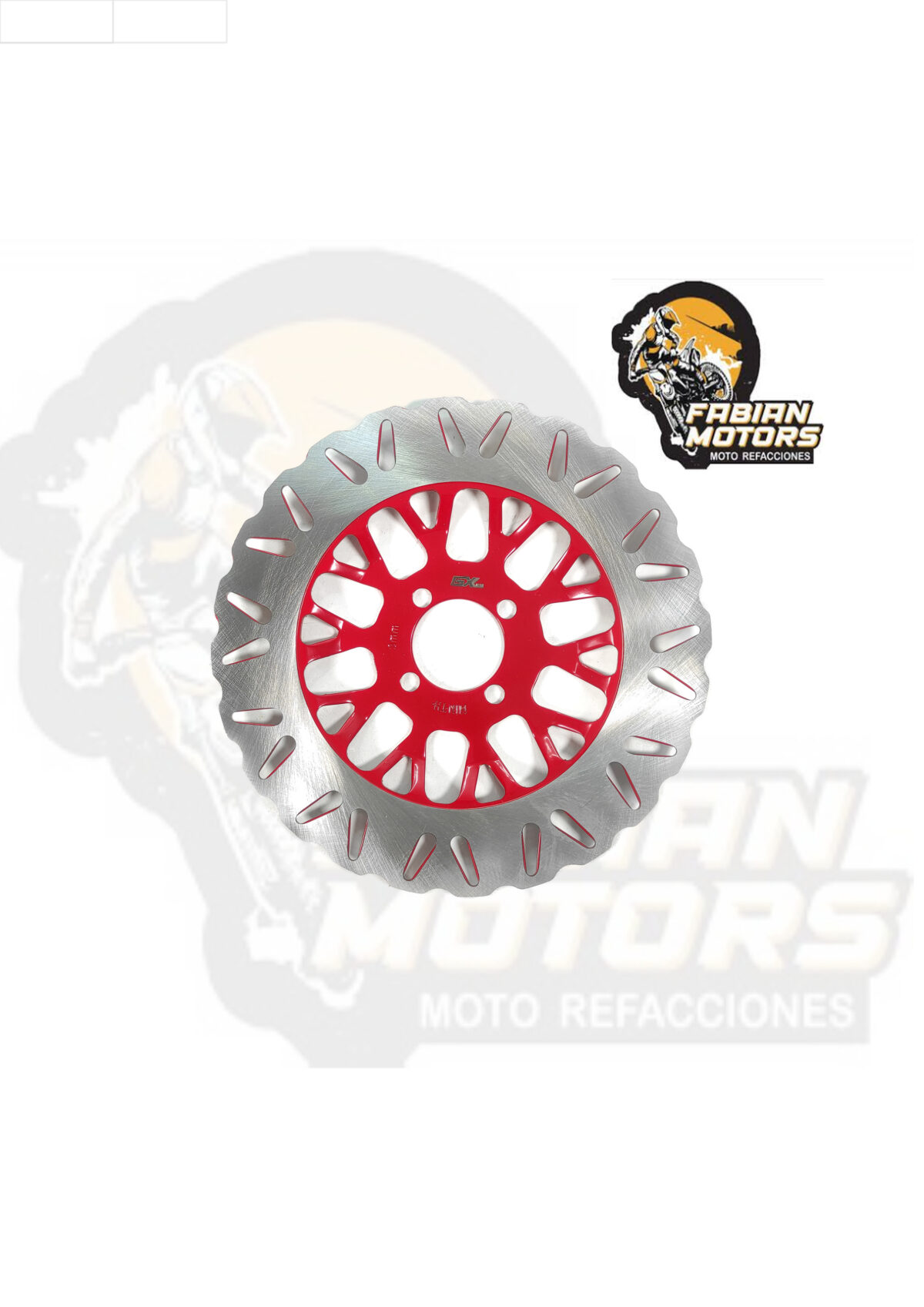 DISCO FRENO DELANTERO P/ DM-150 ROJA 18-20