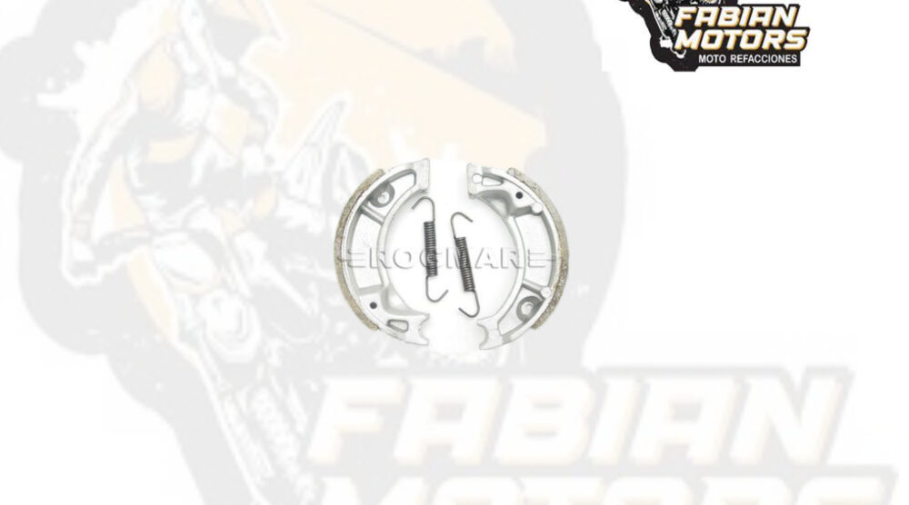 BALATAS ISK TRASERA/DELANTERA C/RESORTES P/ ELITE-80/XR-80/SUPER TACT-50  (JUEGO) TWN