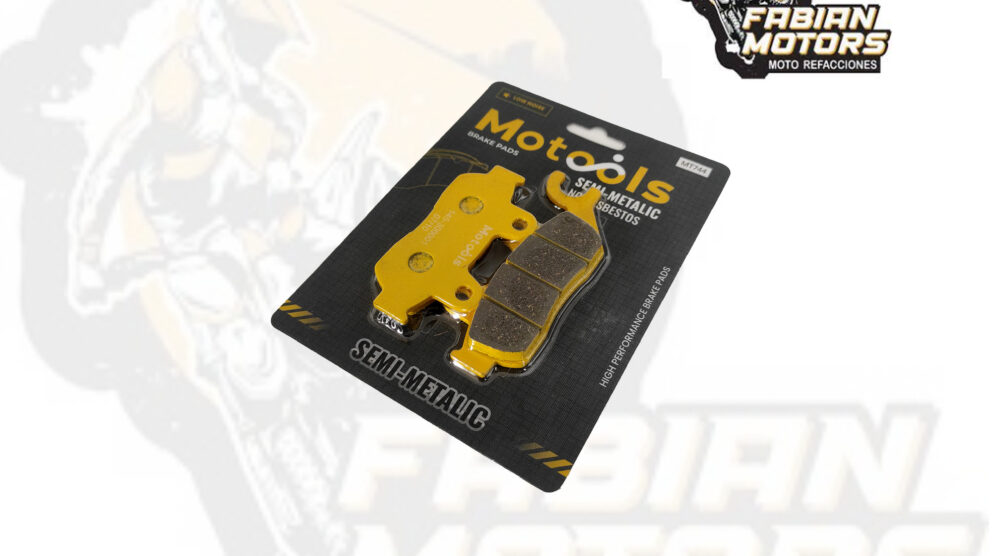 BALATAS DISCO DELANTERAS MOTOOLS (744) P/ GL-150, P/ P/ CB190, P/ CB190R, P/ CB-125 TWISTER, P/ STORM 125 (JUEGO)