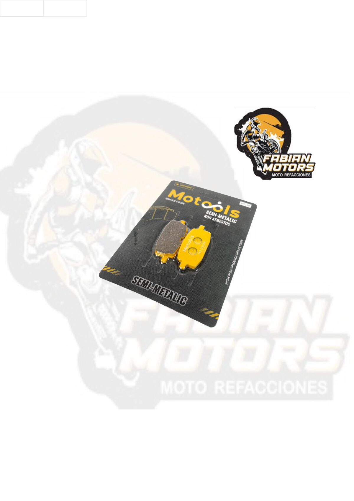 BALATAS DISCO DELANTERAS MOTOOLS (169) WS-150 '08-15'/WS-150 /WS-175, P/ WS-150 NF, P/ TERRA 150, P/ BWS-100 (JUEGO)