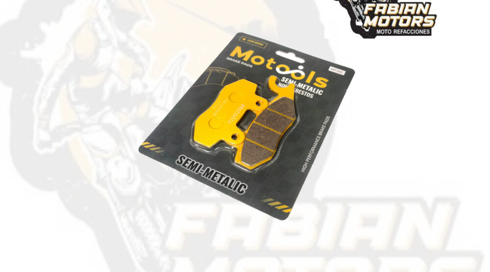 BALATAS DISCO DELANTERAS MOTOOLS (165) P/ FT-150, P/ 170Z, P/ 150Z, P/ RT200, P/ RT-250, P/ FT200, P/ DM300, P/ DM250, P/ AT110 SPORT, P/ 150DZ, P/ 250Z, P/ VORT-X 300, P/ 200Z, P/ FT150 GT (JUEGO)