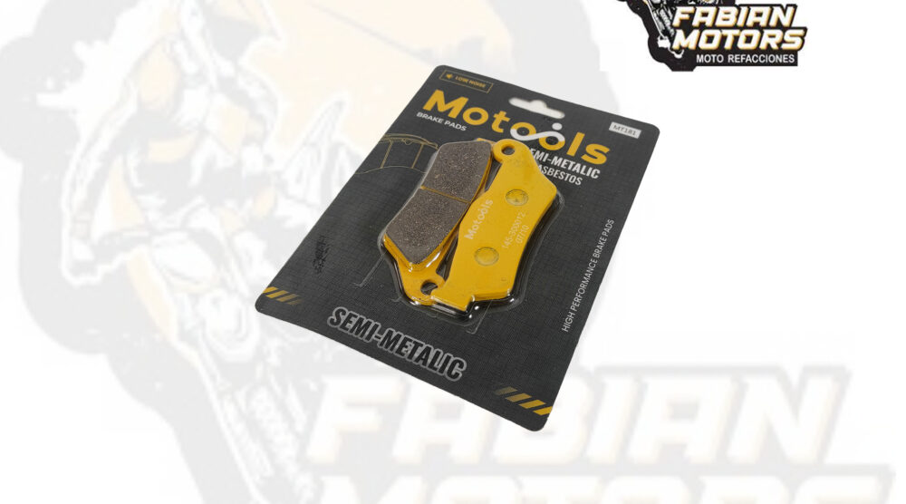 BALATAS DISCO DELANTERAS MOTOOLS (181) P/ NS200, P/ NS160, P/ AS200, P/ RS200, P/ AVENGER 220, P/ FZ16, P/ DOMINAR 400 (JUEGO)