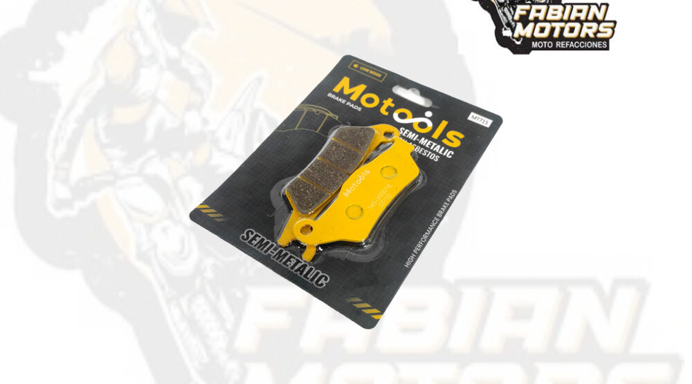 BALATAS DISCO DELANTERAS MOTOOLS (715) P/ CB1, P/ CBF-125 UNICORN, P/ HUNK 150, P/ HUNK 160R, 
P/ IGNITOR 125 (JUEGO)