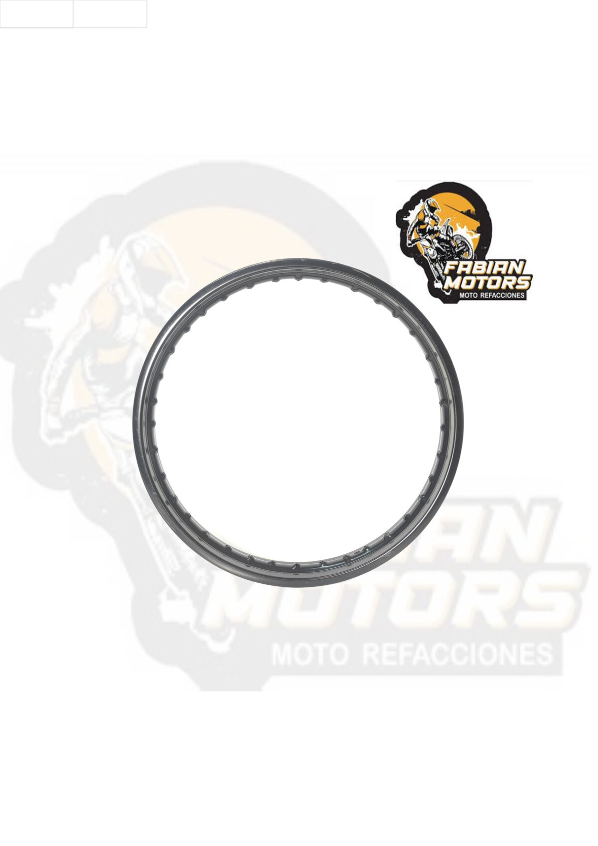 RIN TRASERO NEGRO 1.6X17