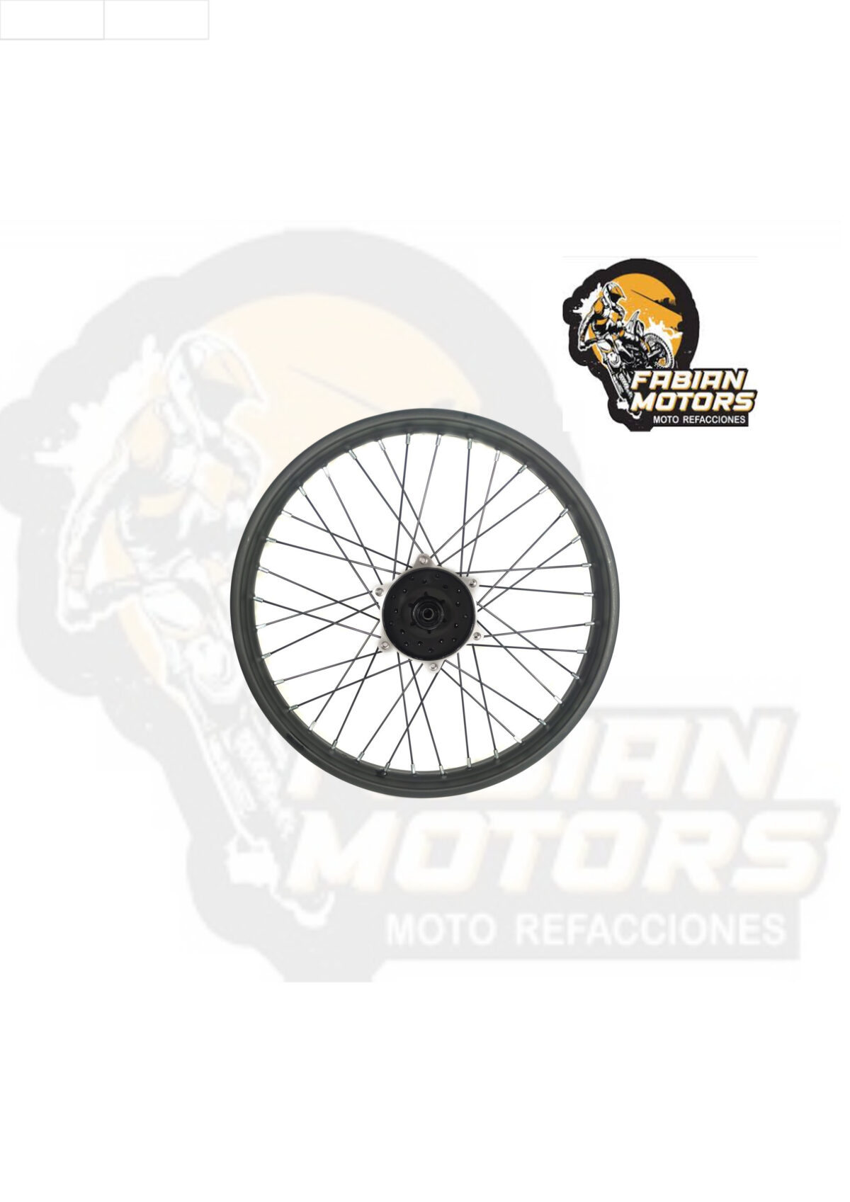 RIN DELANTERO COMPLETO NEGRO P/ XEVERUS 250