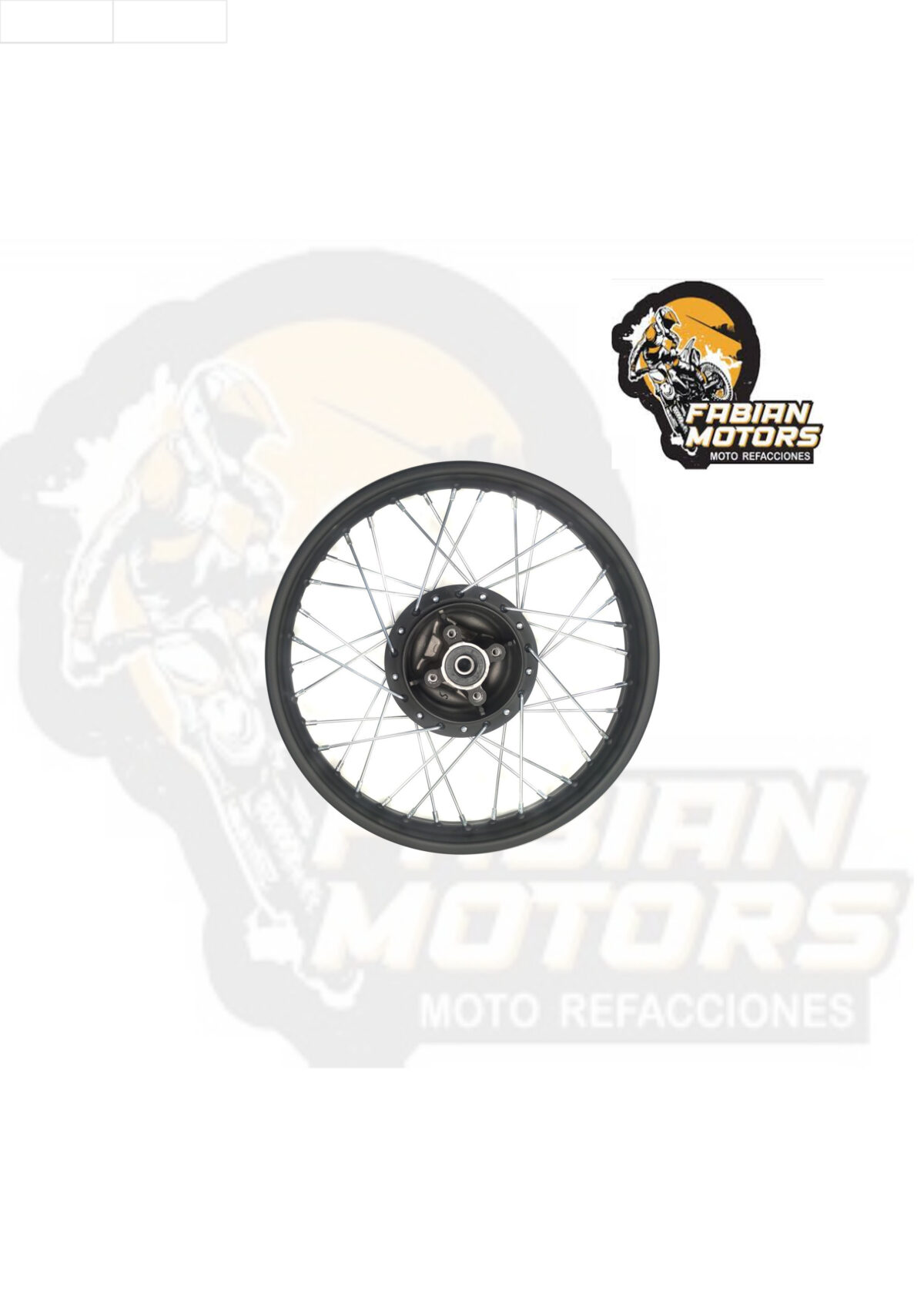 RIN TRASERO COMPLETO NEGRO P/ XEVERUS 250