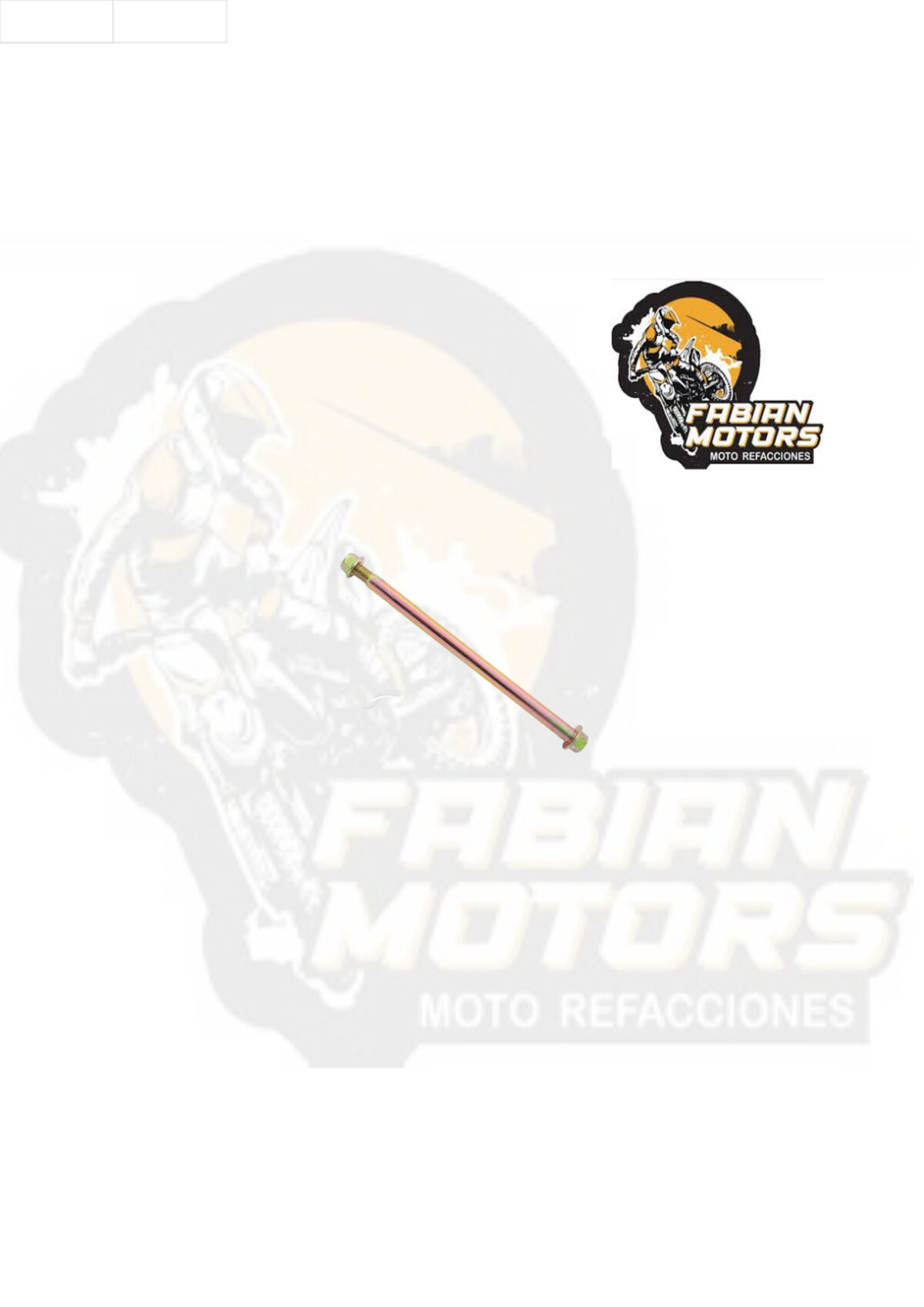 EJE HORQUILLA TRASERA SUNGO P/ YBR-125 EXPRESS (PRECIO POR PIEZA) (VENTA MINIMA 5 PIEZAS)