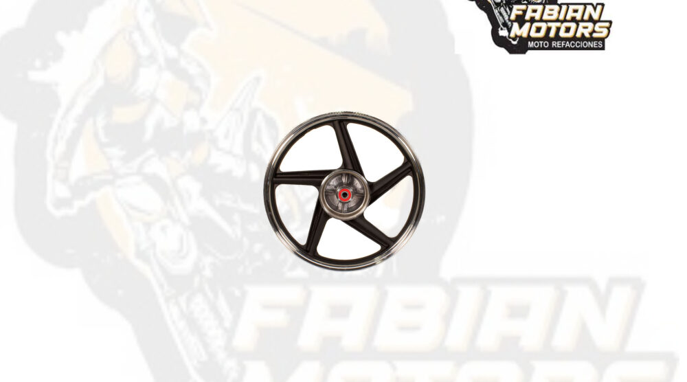 RIN TRASERO ALUMINIO NEGRO P/ FT-150 (MOD. 09-16)