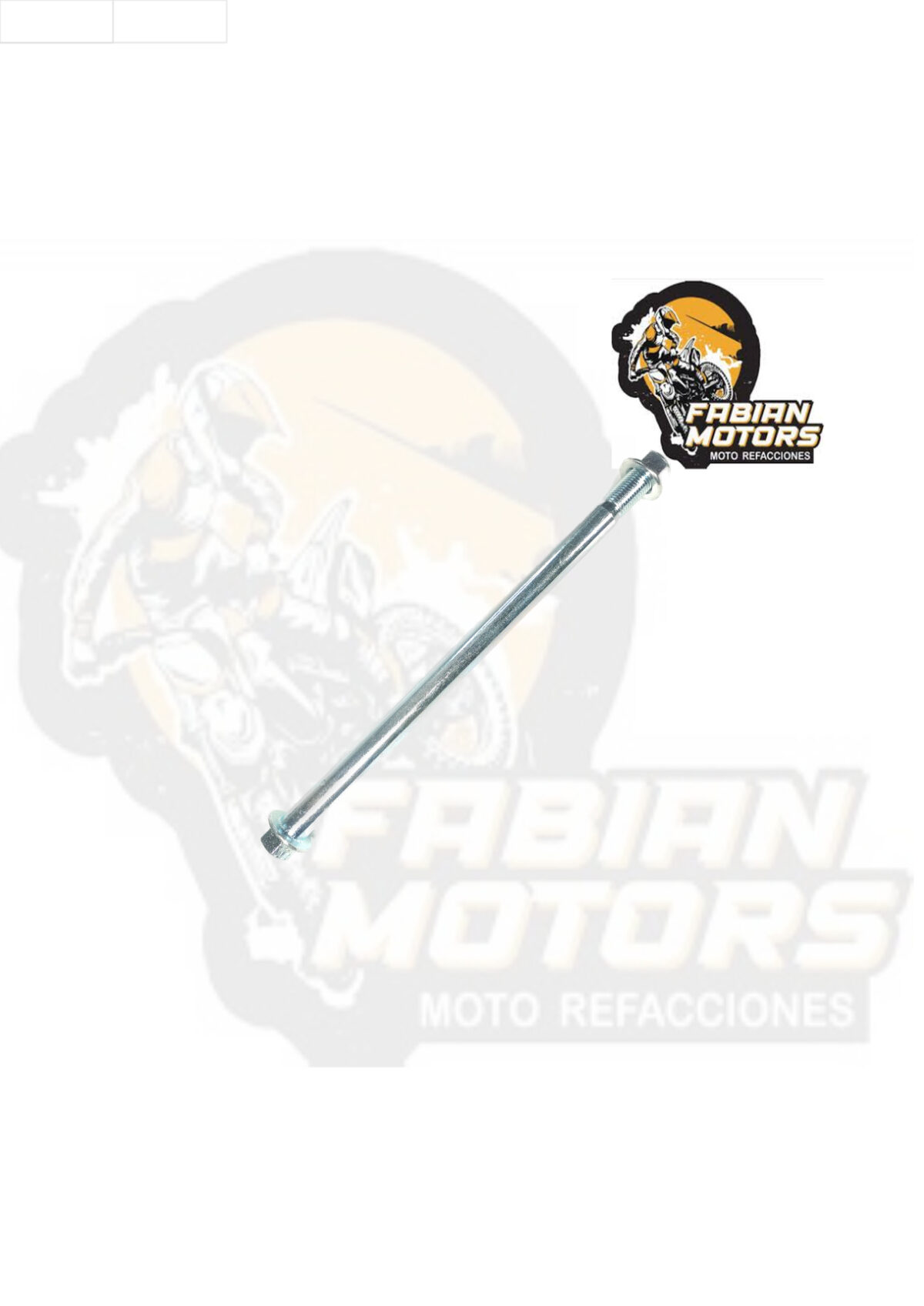EJE RUEDA TRASERA C/ TUERCA P/ GN-125F (PRECIO POR PIEZA) (VENTA MINIMA 5 PIEZAS)