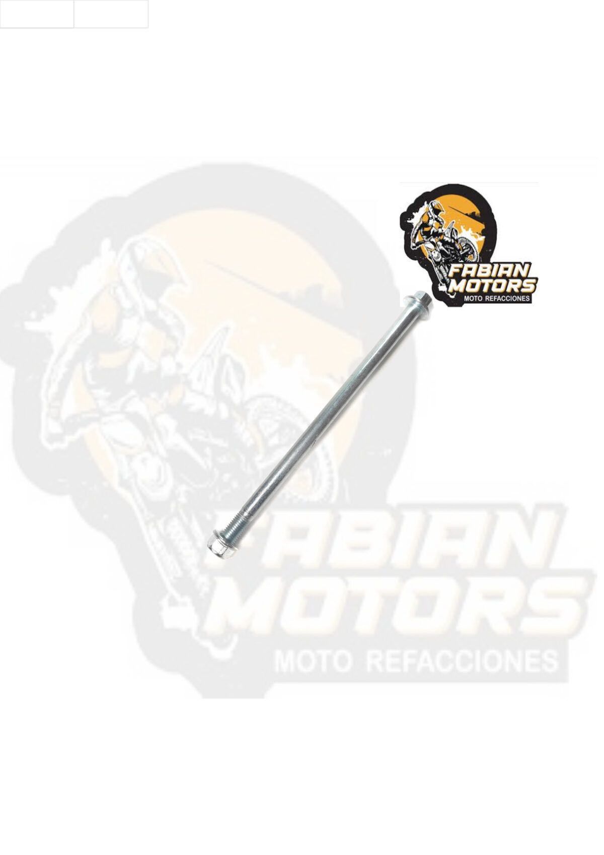 EJE RUEDA DELANTERA C/ TUERCA P/ CRYPTON-110 (PRECIO POR PIEZA) (VENTA MINIMA 5 PIEZAS)