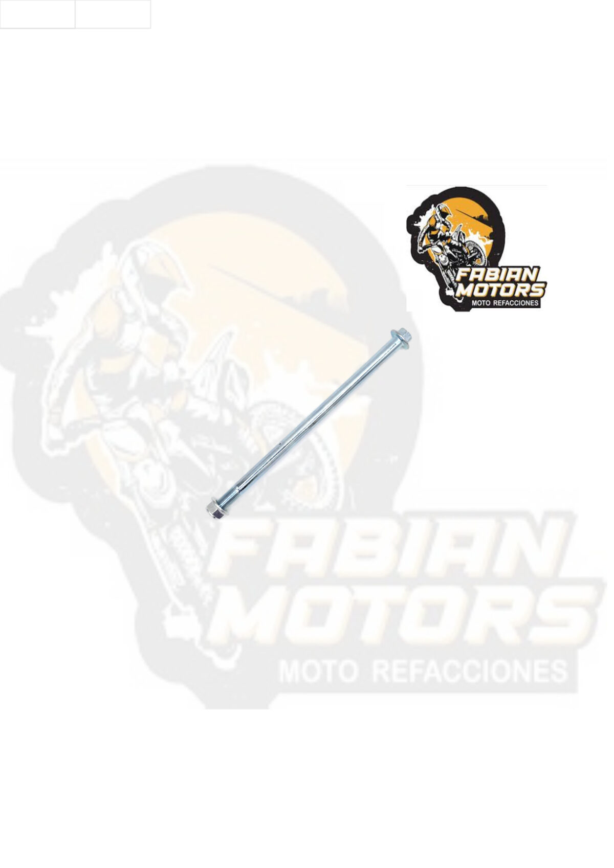 EJE RUEDA TRASERA C/ TUERCA P/ CRYPTON-110 (PRECIO POR PIEZA) (VENTA MINIMA 5 PIEZAS)