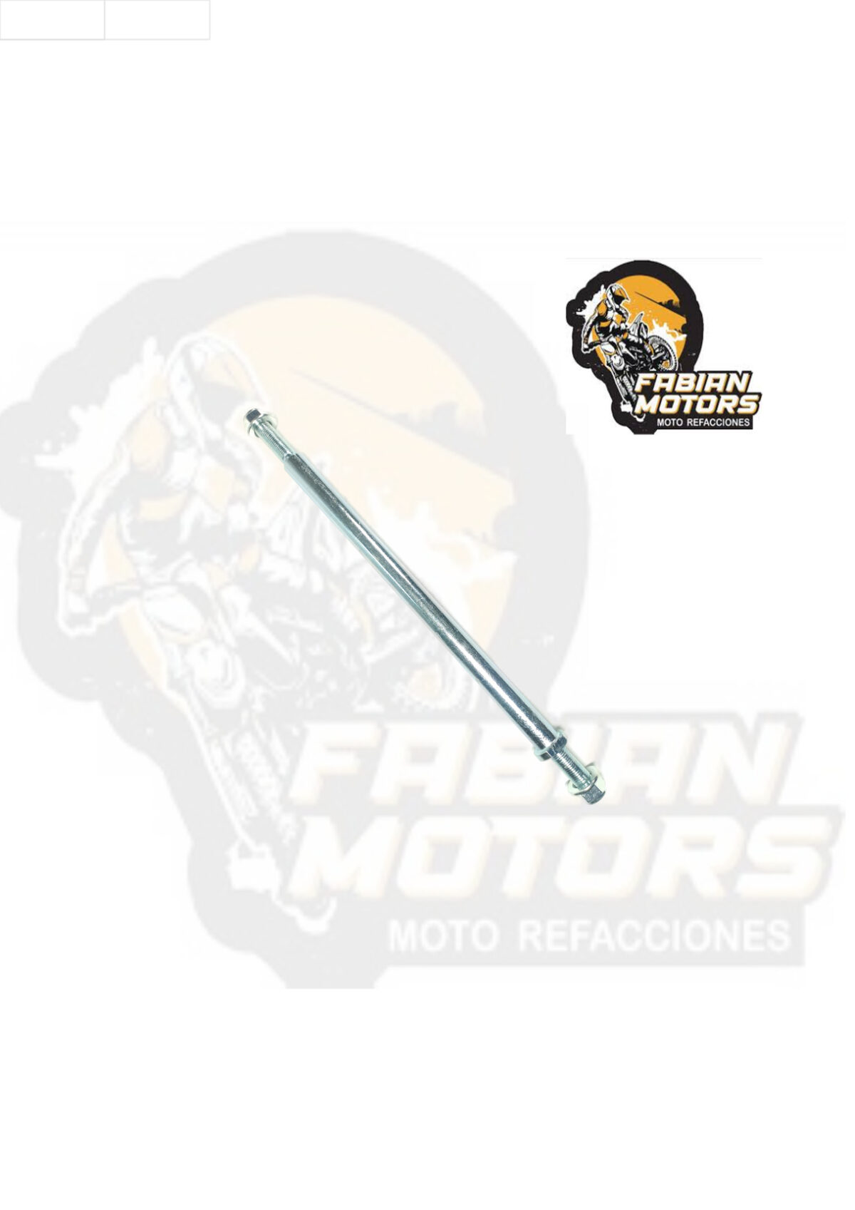 EJE HORQUILLA TRASERA C/ TUERCA P/ 150Z '14-'16, P/ 150SZ '16-'18, P/ 170Z '16-'18